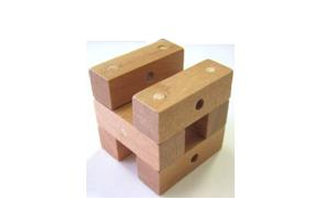 木製頭脳パズル　キューブ